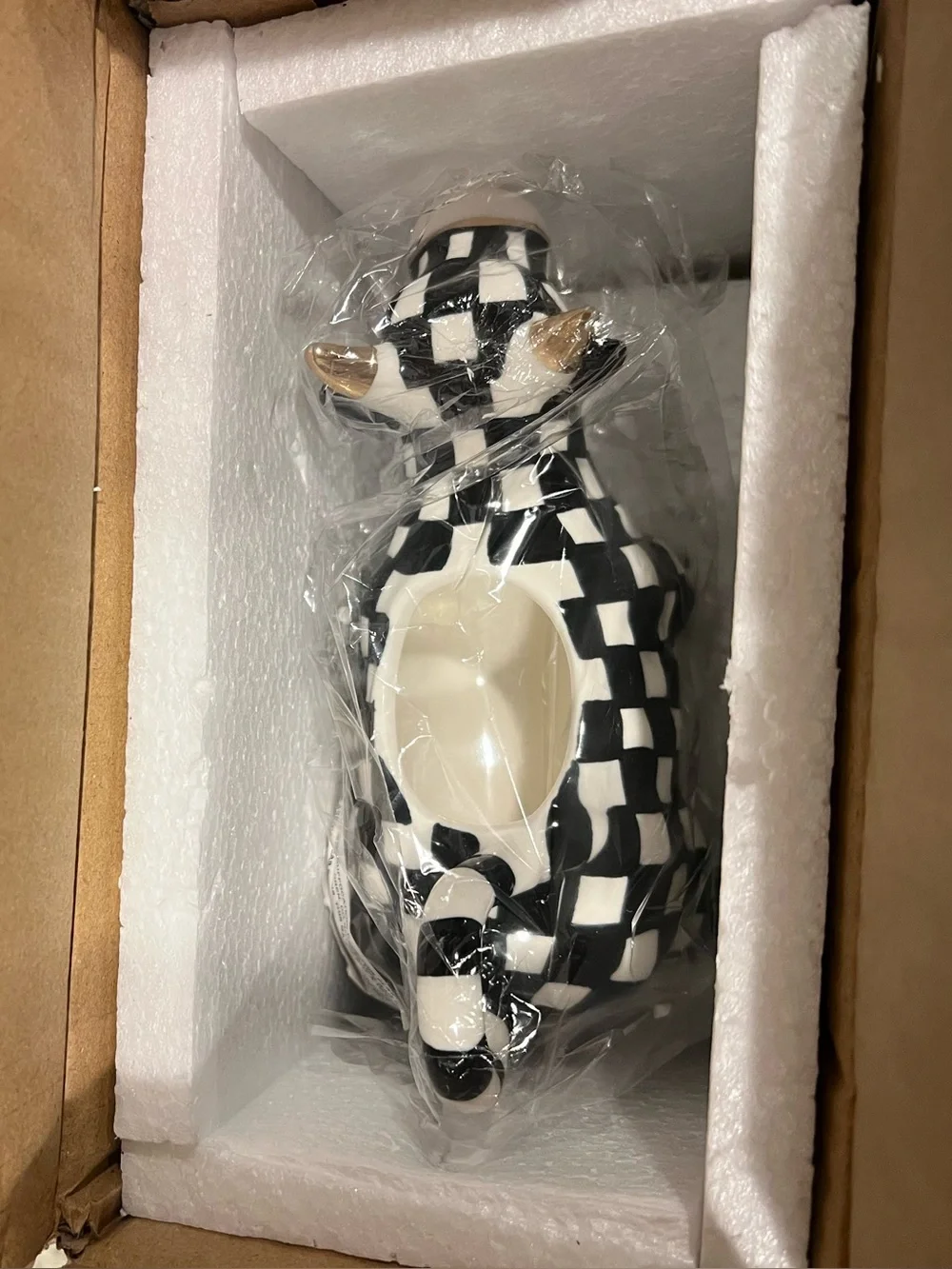 Mackenzie-Childs Cow Creamery Creamer. New in box.